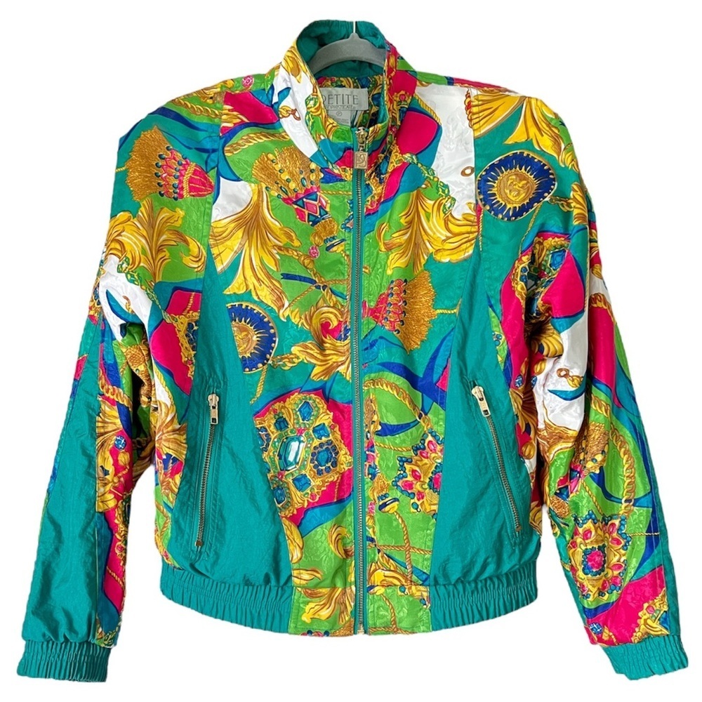 Vintage Petite Sophisticate Bomber Jacket S